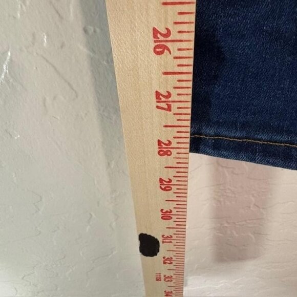 Good American Jeans Womens 6-12 Dark Wash Blue Always Fits Waist Stretch GA0478T - Picture 7 of 7